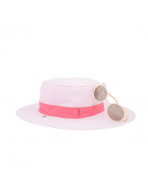 KiETLA, Dwustronny Kapelusz UV 50+, Panama Pink, 47-49 cm