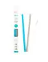 Fommi, Słomki Wielorazowe Grey/Blue 2 szt