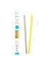 Fommi, Słomki Wielorazowe Grey/Yellow 2 szt
