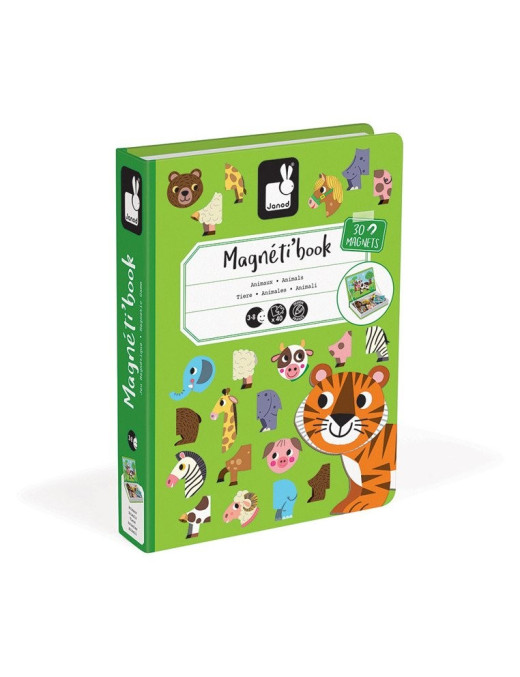 Janod, Magnetyczna układanka Zwierzęta Magnetibook