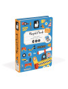 Janod, Magnetyczna układanka Pojazdy Magnetibook Janod, Magnetyczna układanka Pojazdy Magnetibook