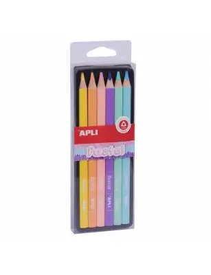 Apli, Kredki ołówkowe Jumbo - Pastel
