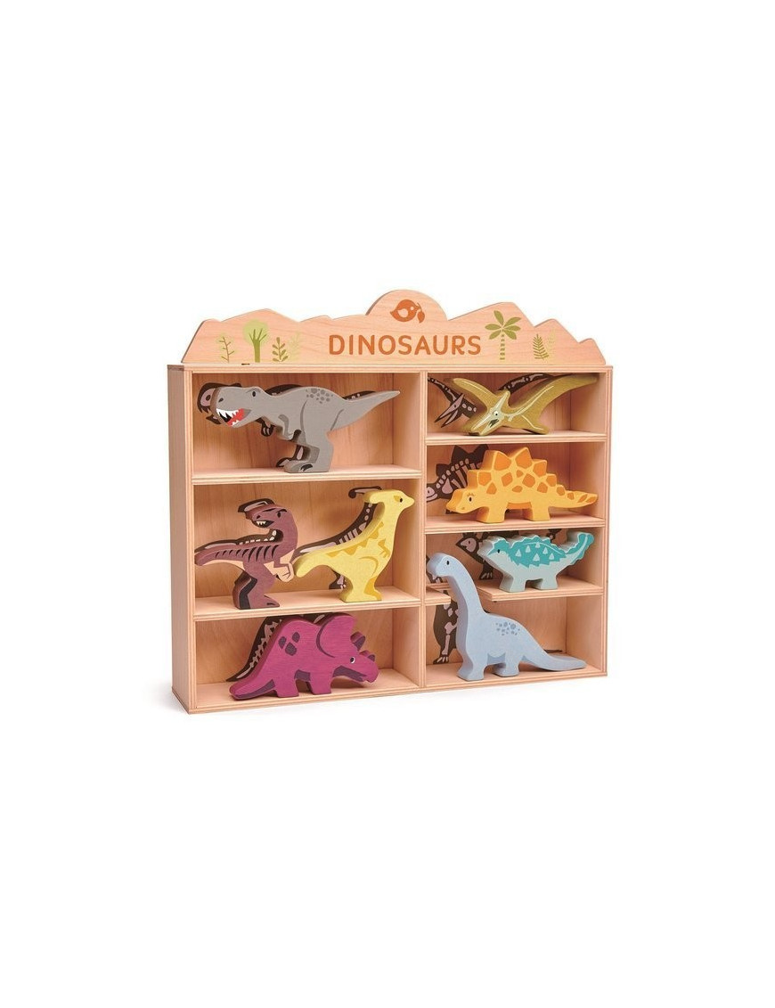 Tender Leaf Toys, Drewniane figurki do zabawy - dinozaury