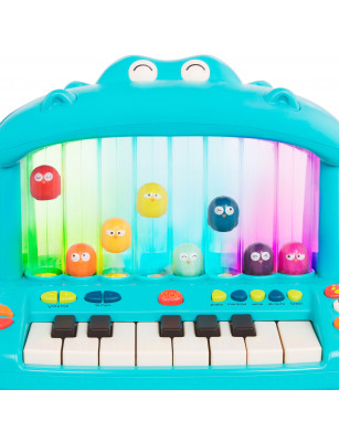 B. Toys, Hippo Pop Play Piano – KEYBOARD ze SKACZĄCYMI PTASZKAMI