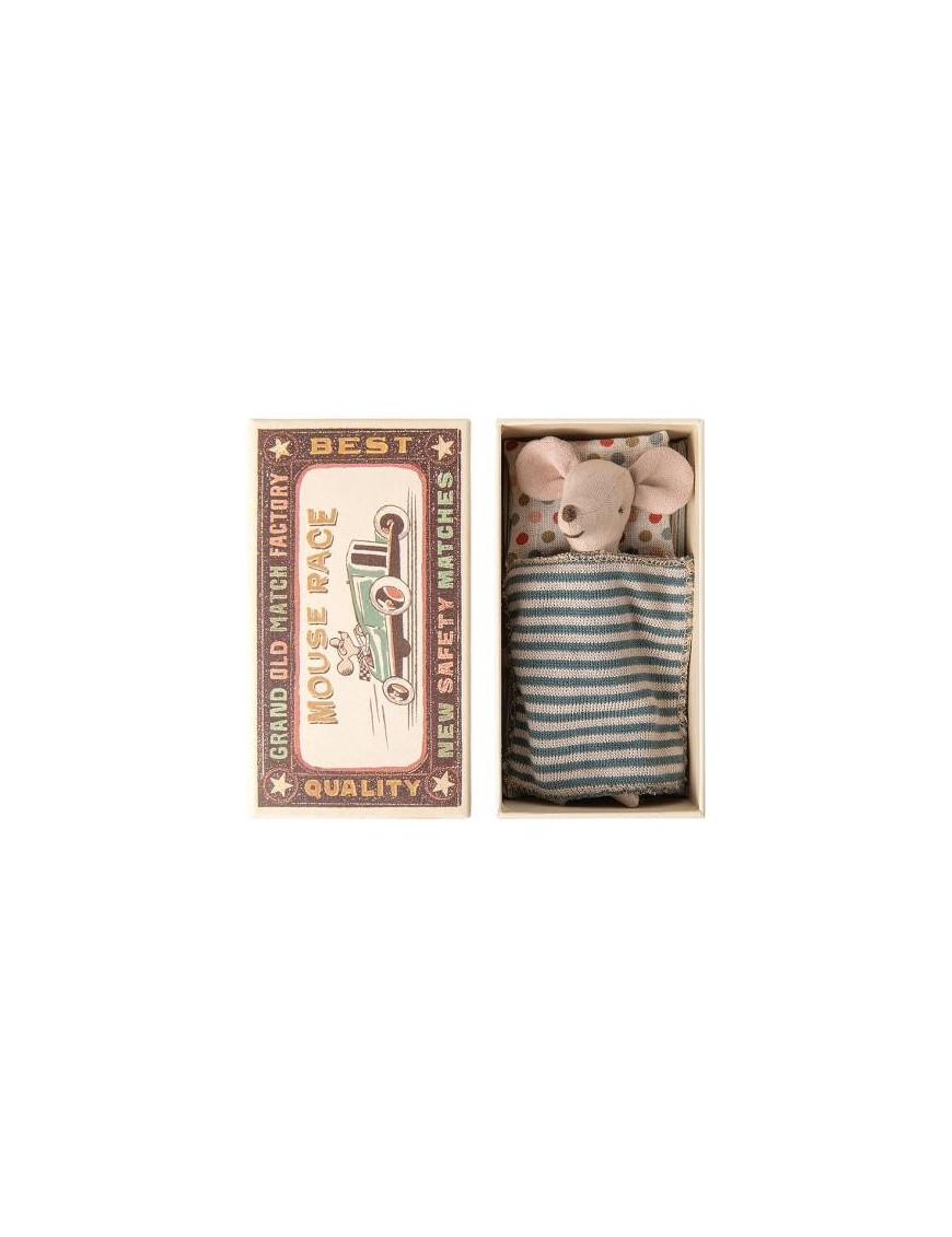 Maileg, Myszka - Big brother mouse in matchbox