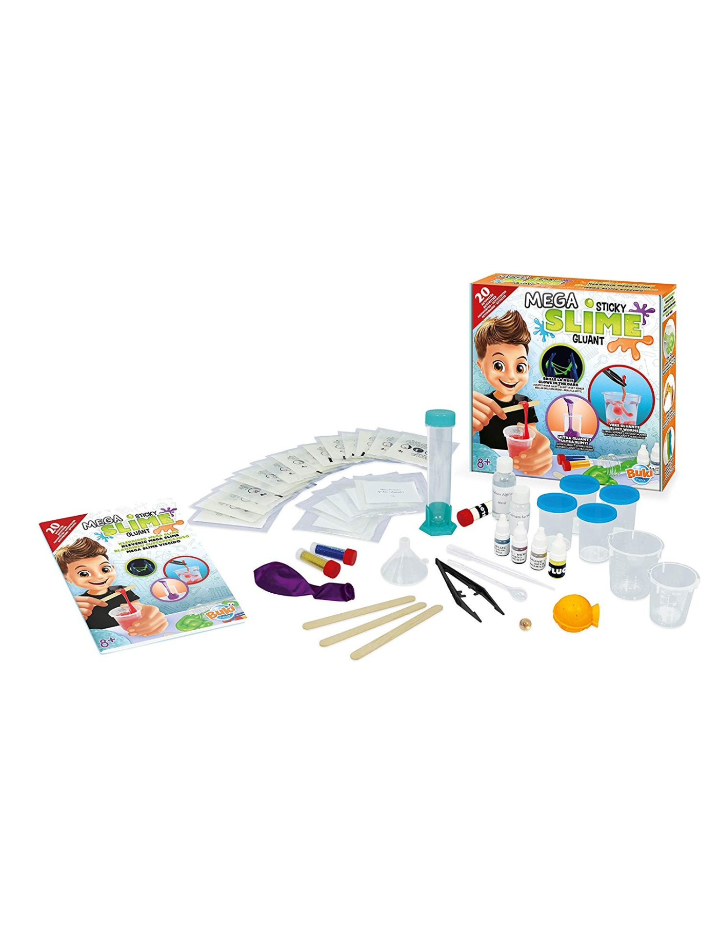 Buki, Mega lab PRODUKCJA 20 SLIME GLUTÓW