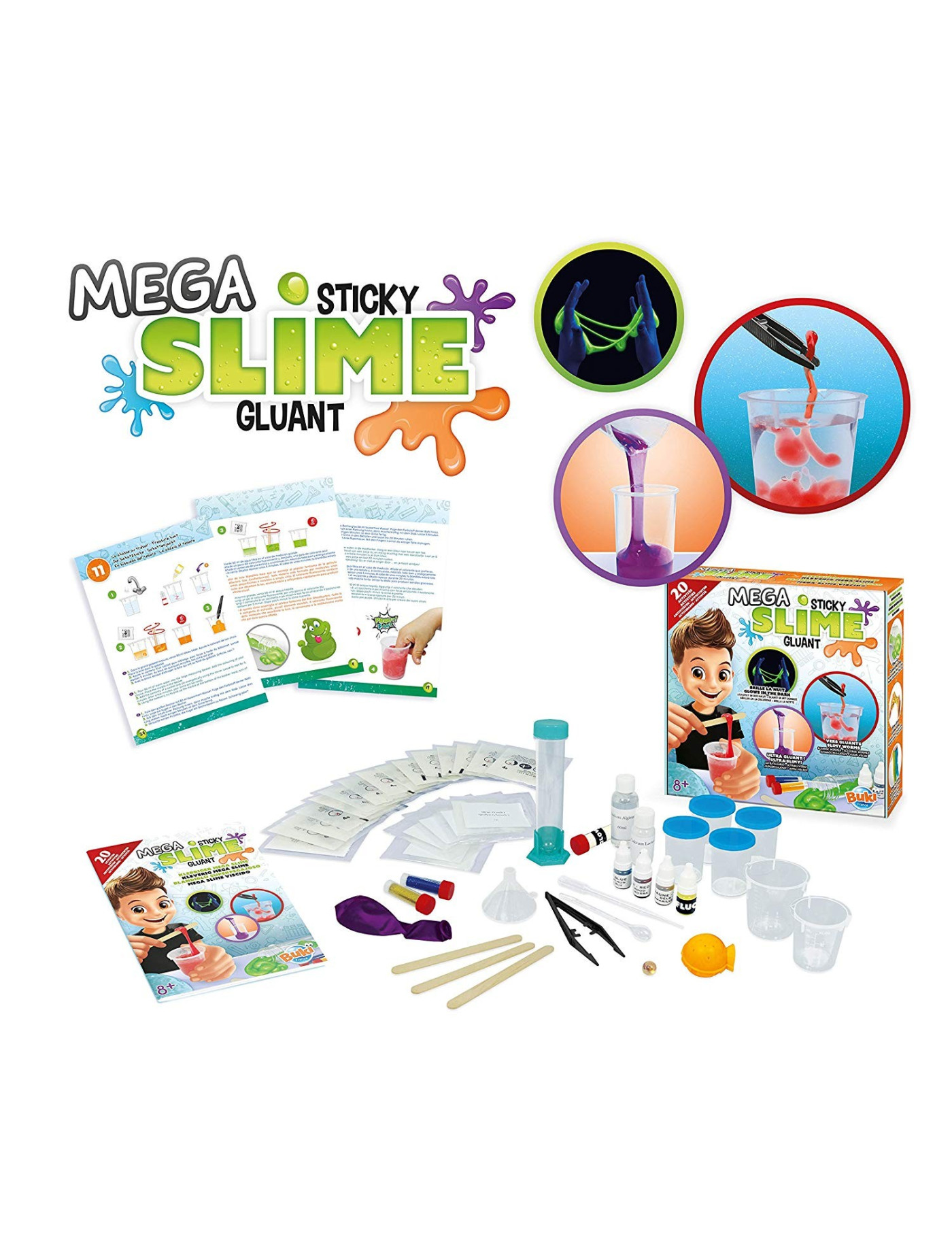 Buki, Mega lab PRODUKCJA 20 SLIME GLUTÓW