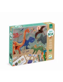 Djeco, Zestaw artystyczny "Świat Dinozaurów"