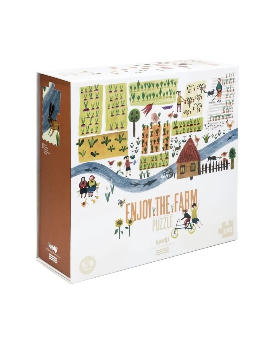 Londji, Puzzle dla dzieci, Przyjemny czas na Farmie!