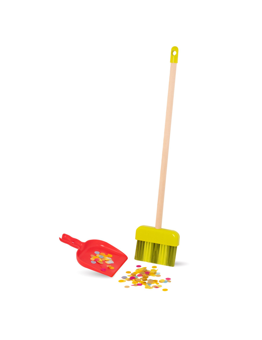 b. toys, Clean ‘n’ Play – drewniany zestaw do sprzątania b. toys, Clean ‘n’ Play – drewniany zestaw do sprzątania