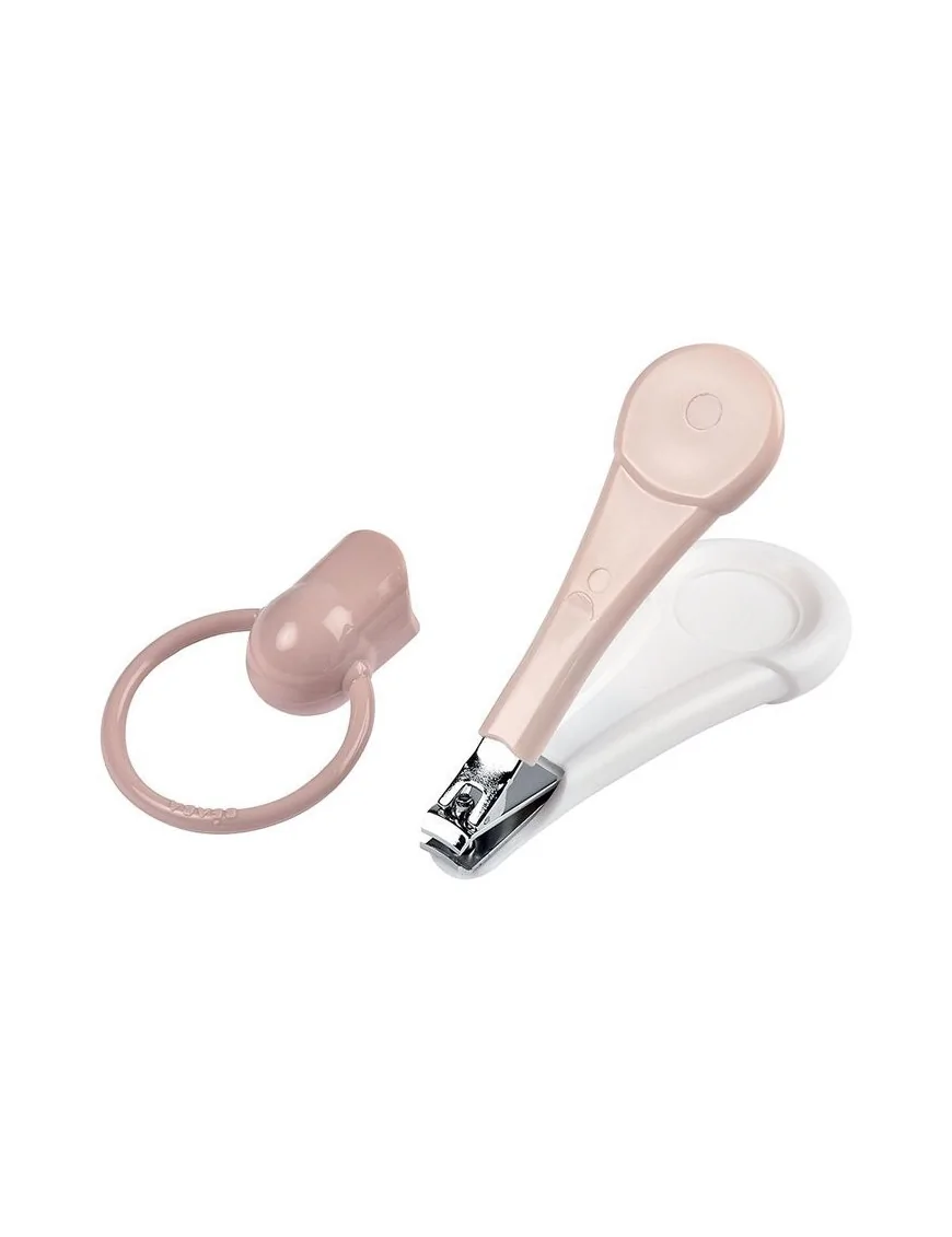 Beaba Cążki do paznokci w etui Old Pink
