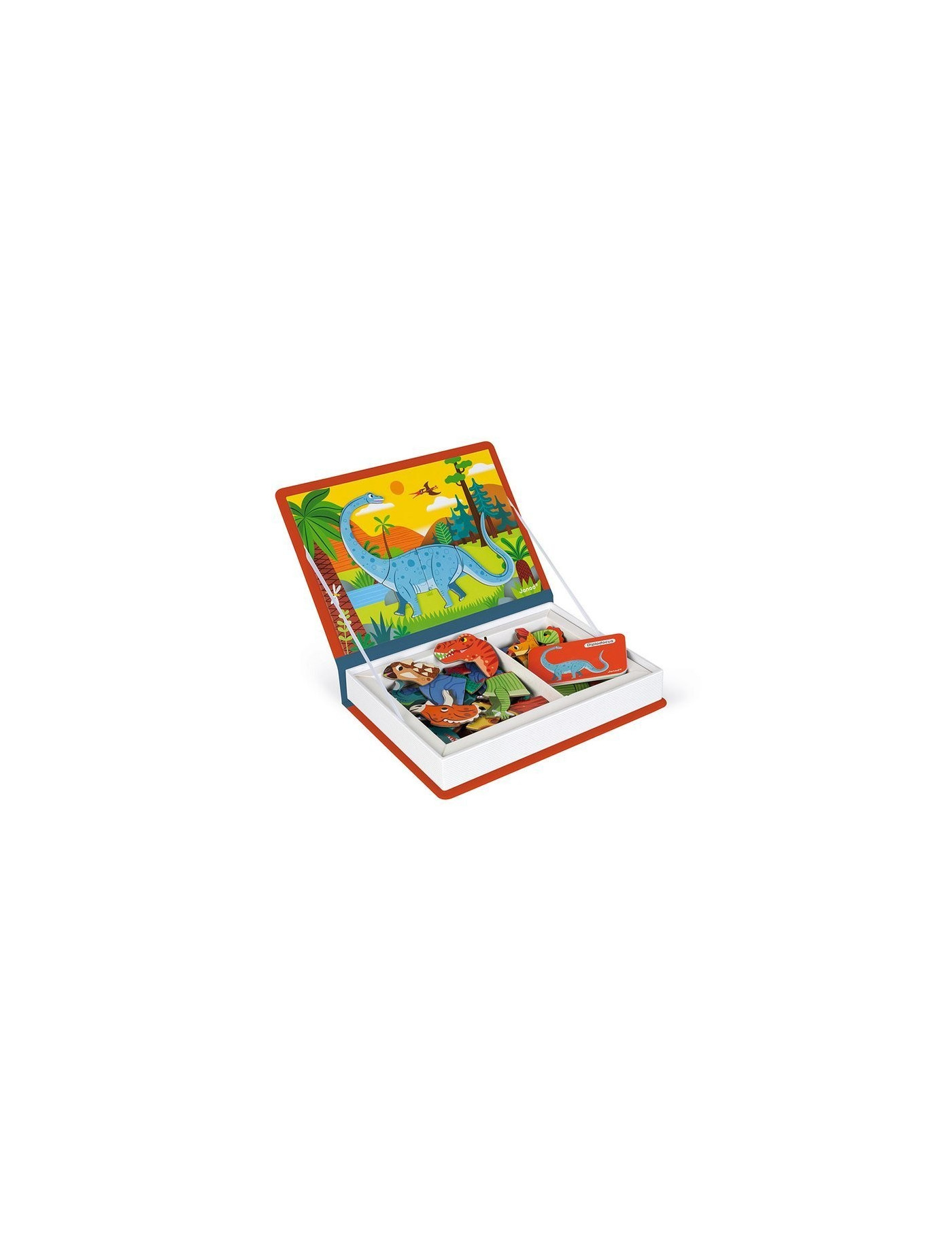 Magnetyczna układanka Dinozaury Magnetibook Janod