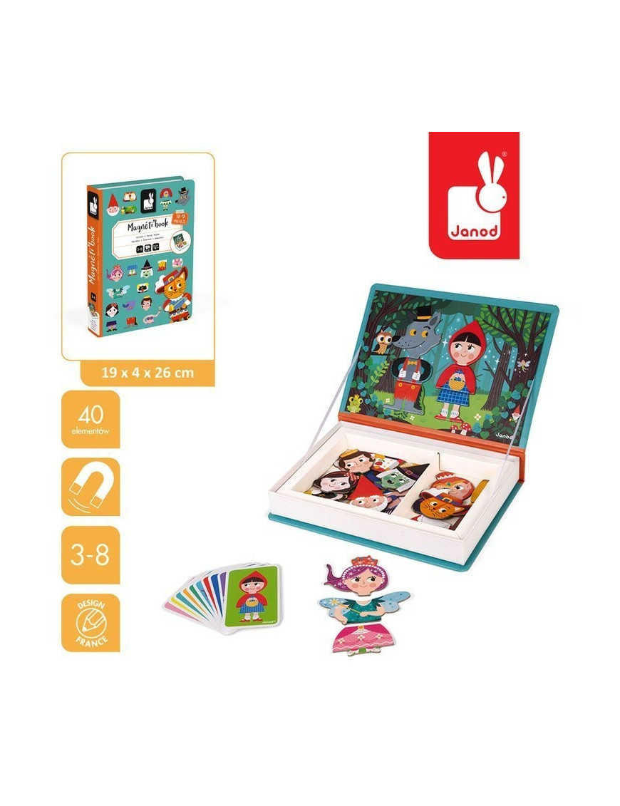 Magnetyczna układanka Świat baśni Magnetibook 3-8 lat Magnetyczna układanka Świat baśni Magnetibook 3-8 lat