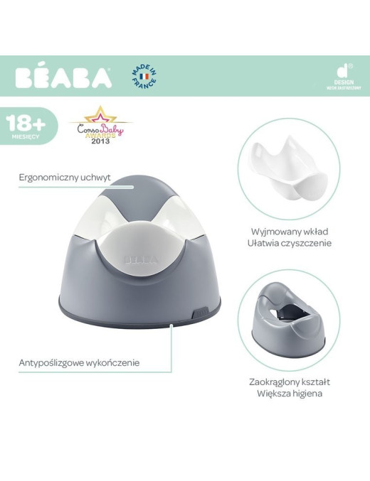 Beaba Nocnik z wyjmowanym wkładem Light Mist