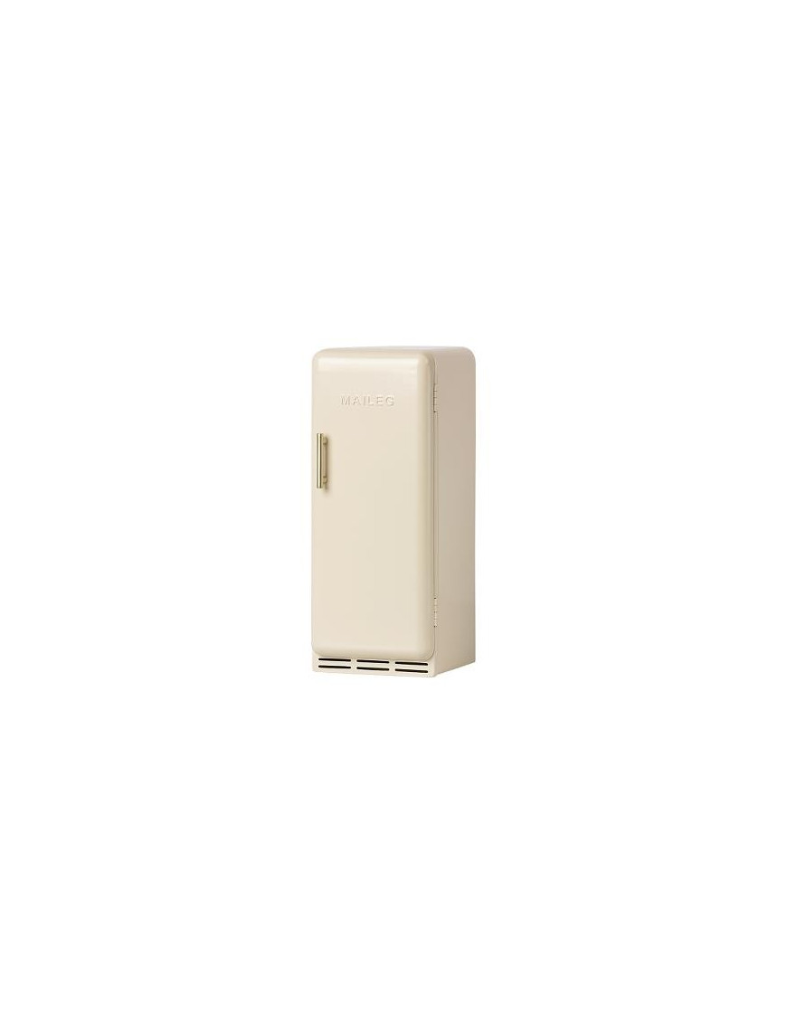 Maileg lodówka, Akcesoria dla lalek - Miniature fridge - Off white