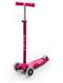 Hulajnoga Maxi Micro Deluxe Pink LED