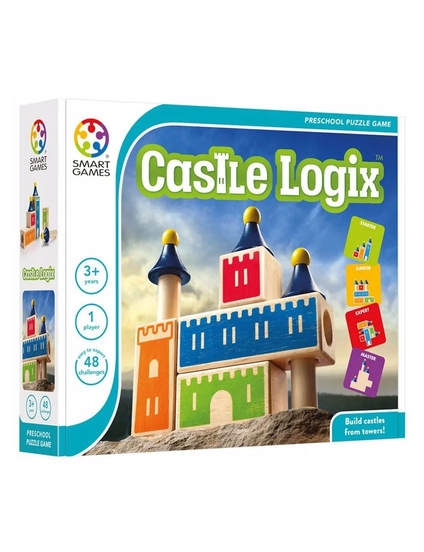 Smart Games Mądry Zamek Drewniana Gra Logiczna 3+