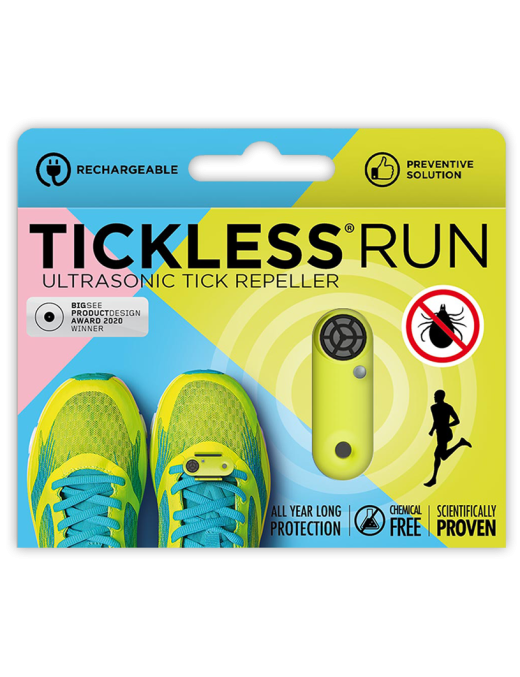 Ultradźwiękowy Odstraszacz Kleszczy TICKLESS RUN YELLOW
