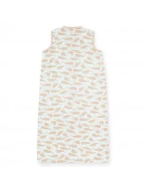 Jollein - Śpiworek niemowlęcy letni Summer hydrophilic WHALES PALE PINK