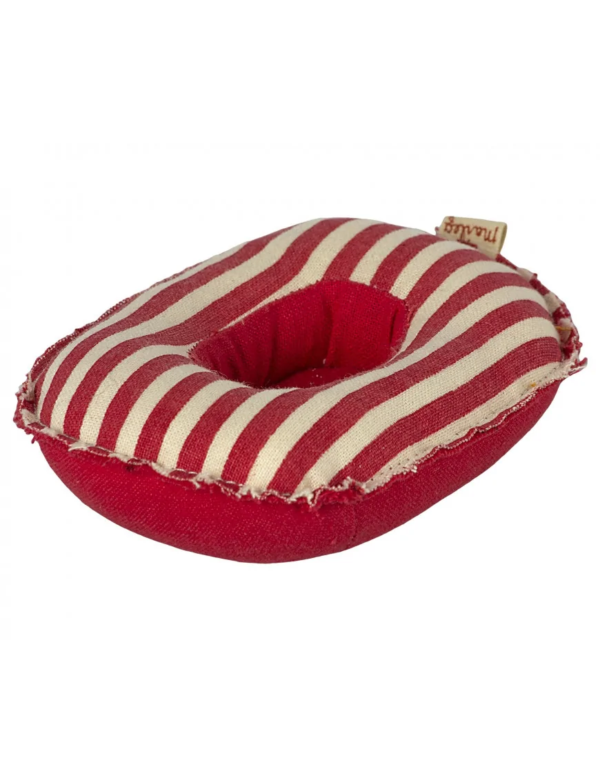 Akcesoria dla myszek Maileg Ponton - Rubber boat, Small mouse - Red stripe