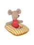 Akcesoria dla Myszek Maileg Ponton- Rubber boat, Small mouse - Yellow stripe
