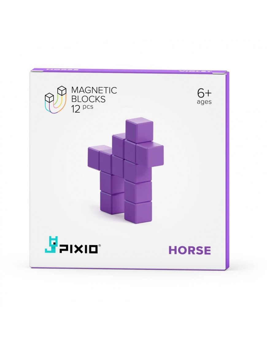 Klocki Pixio Light Violet Horse 12 | Color Series | Pixio