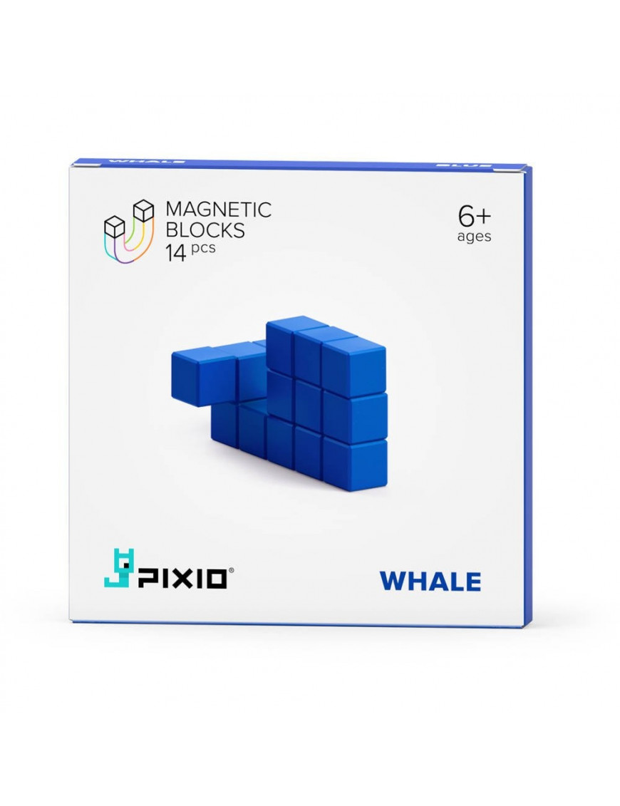Klocki Pixio Light Blue Whale 14 | Color Series | Pixio