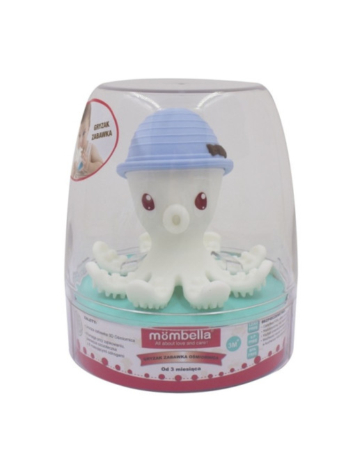 Mombella Gryzak Zabawka Ośmiornica Light Blue