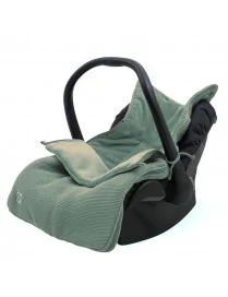Jollein - Śpiworek oddychający do wózka i fotelika Basic Knit ASH GREEN