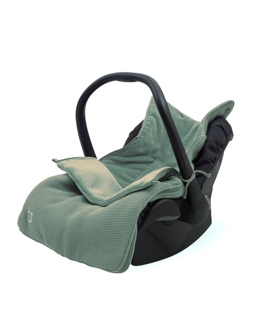 Jollein - Śpiworek oddychający do wózka i fotelika Basic Knit ASH GREEN