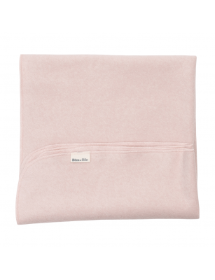 Kocyk Fleece z bawełny organicznej - różowy Bim Bla