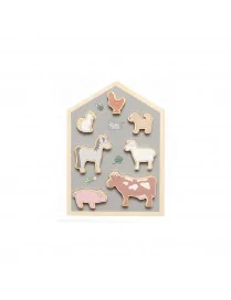 Drewniane puzzle farma, Jabadabado