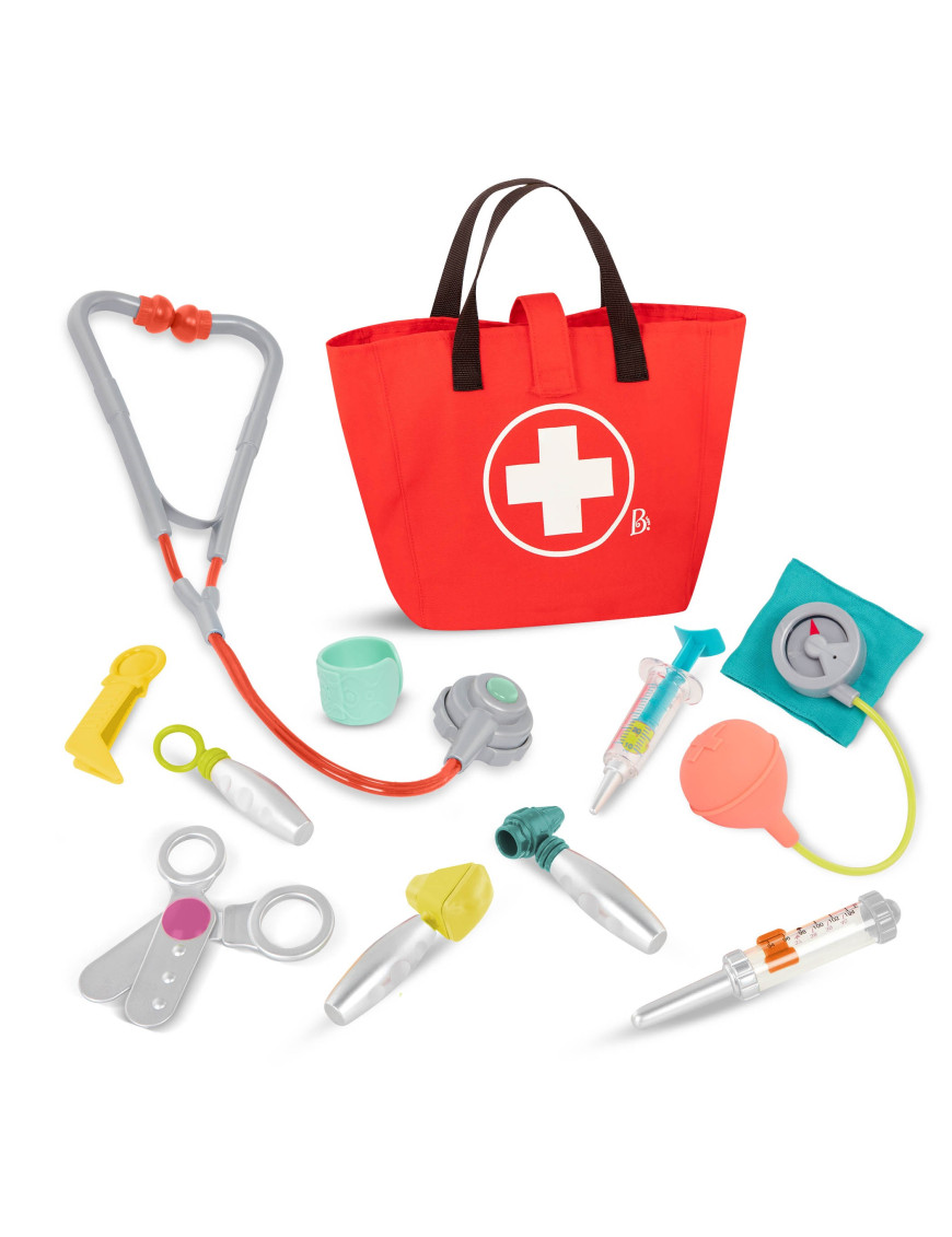Mini Doctor Care Kit – zestaw małego lekarza w torbie B. Toys Mini Doctor Care Kit – zestaw małego lekarza w torbie B. Toys