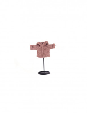 Wełniana kurtka dla lalek Miniland Brudny Róż 38 cm