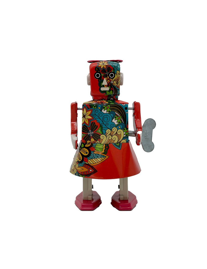 Mr and Mrs Tin Robot Blossombot