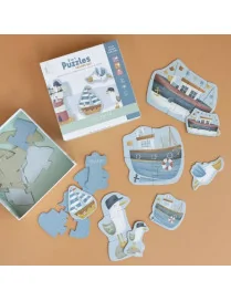 Little Dutch Puzzle 6 elementów Sailors Bay