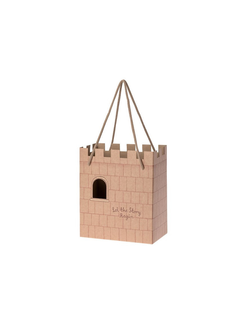 Torebka - Paper bag, Castle: Let the story begin - Rose Maileg