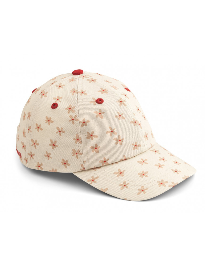 Bawełniana czapka z daszkiem Danny cap - Floral Sea / 1-10y