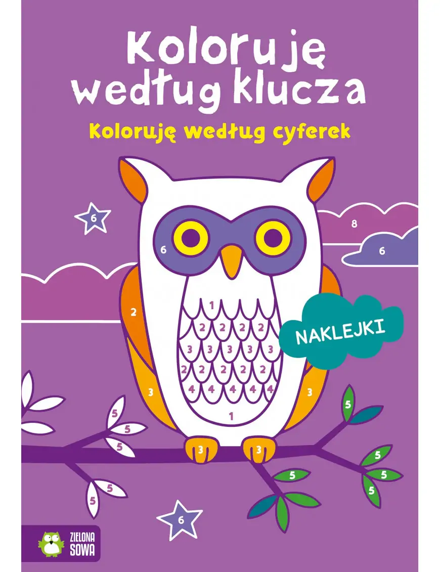 Koloruję według klucza. Koloruję według cyferek