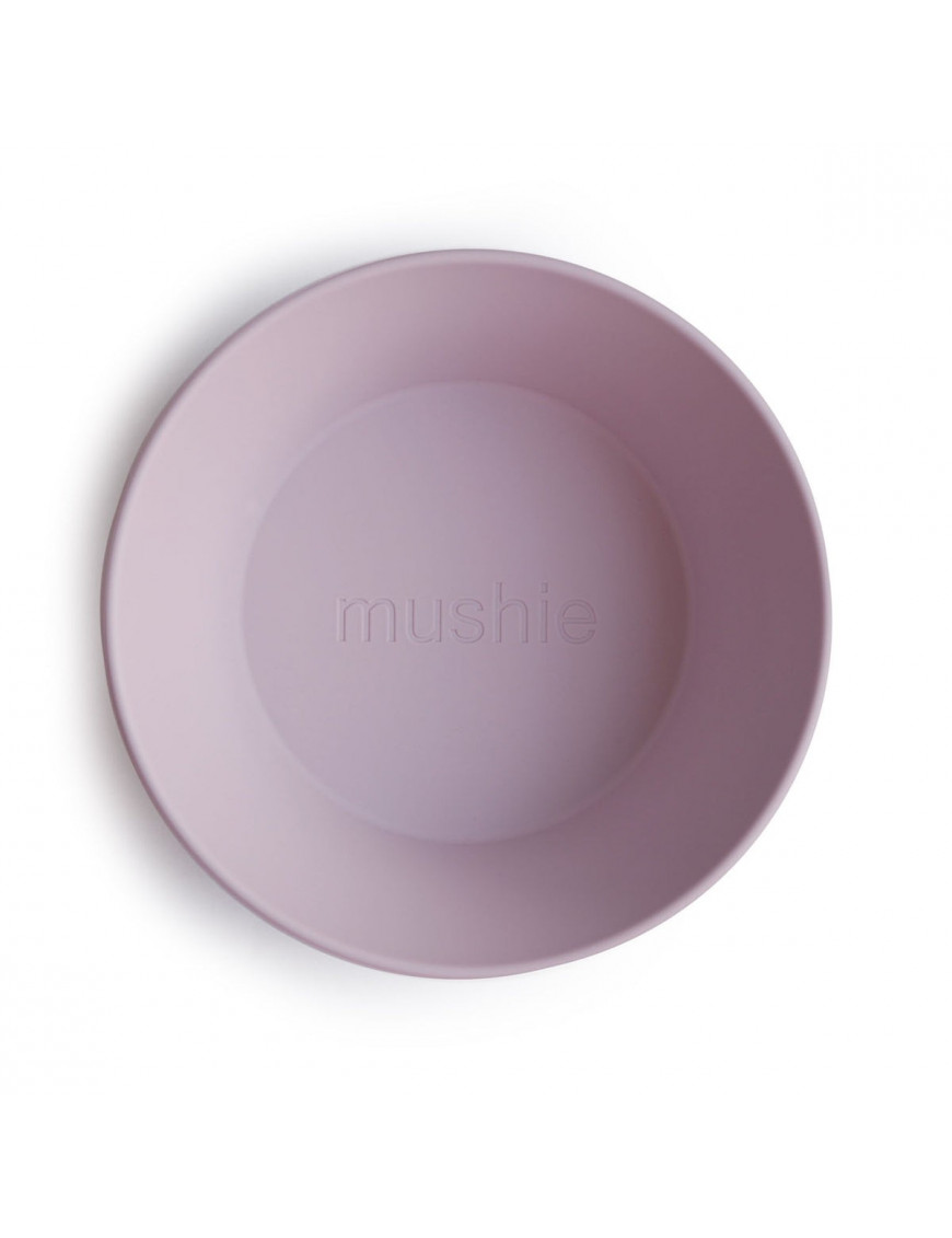 Mushie Miseczki Round Soft Lilac