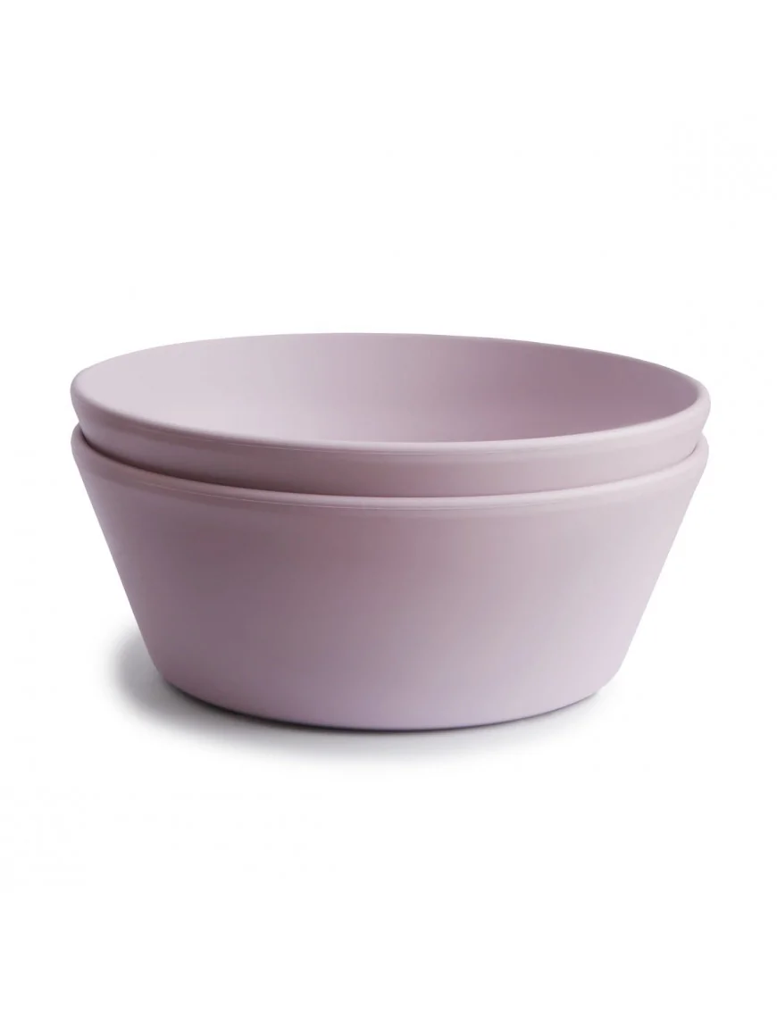Mushie Miseczki Round Soft Lilac