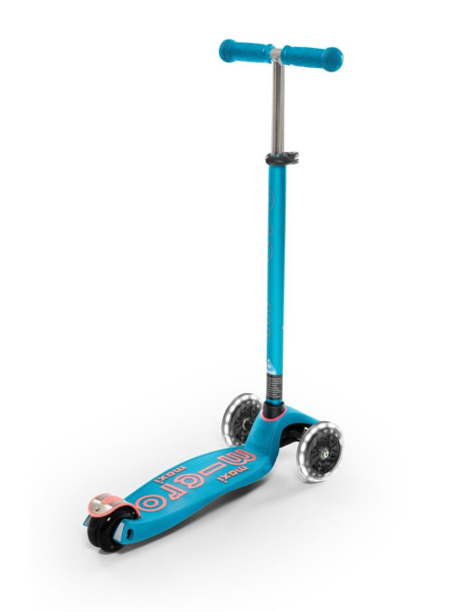 Hulajnoga Maxi Micro Deluxe Aqua LED