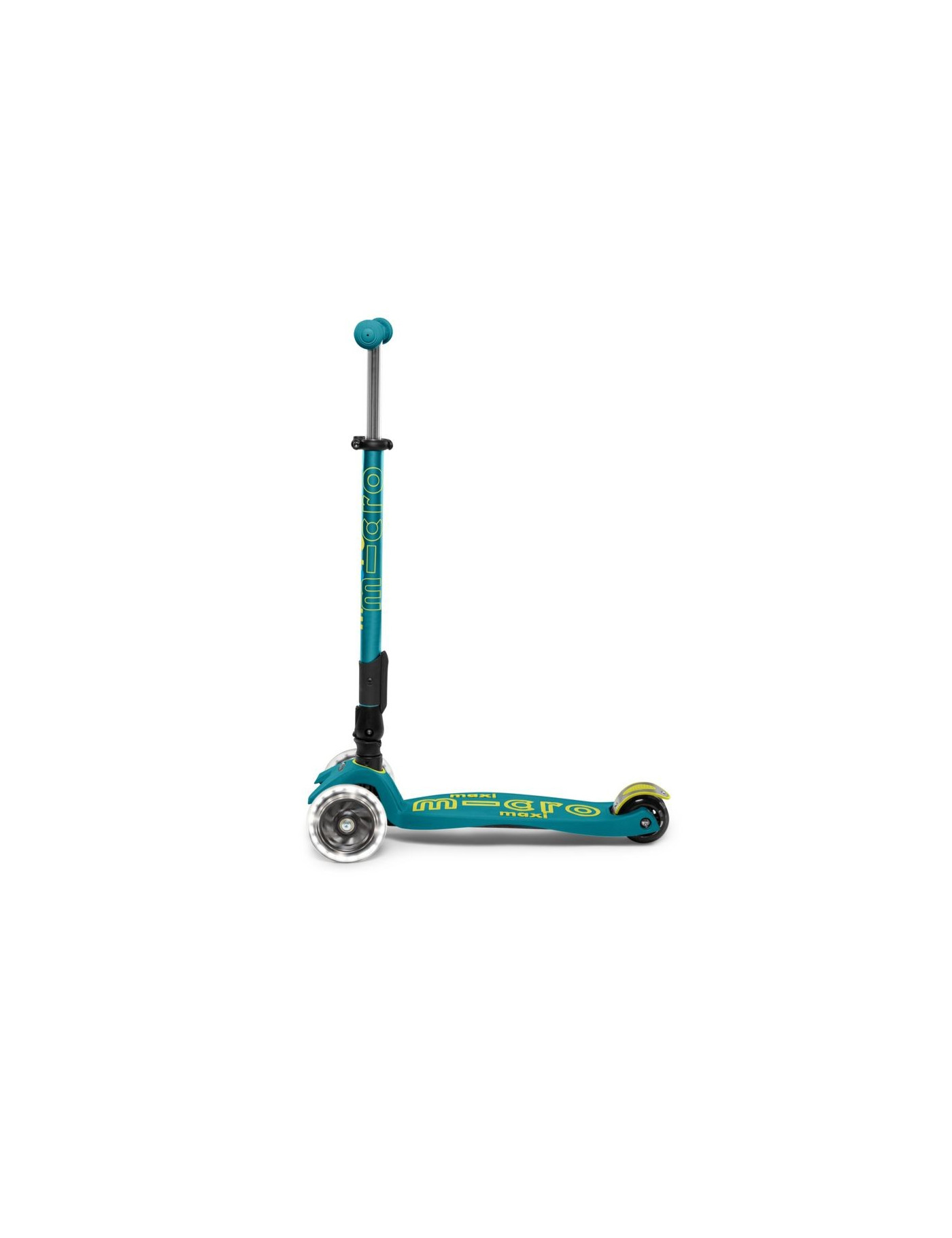 Hulajnoga Maxi Micro deluxe składana LED Petrol Green