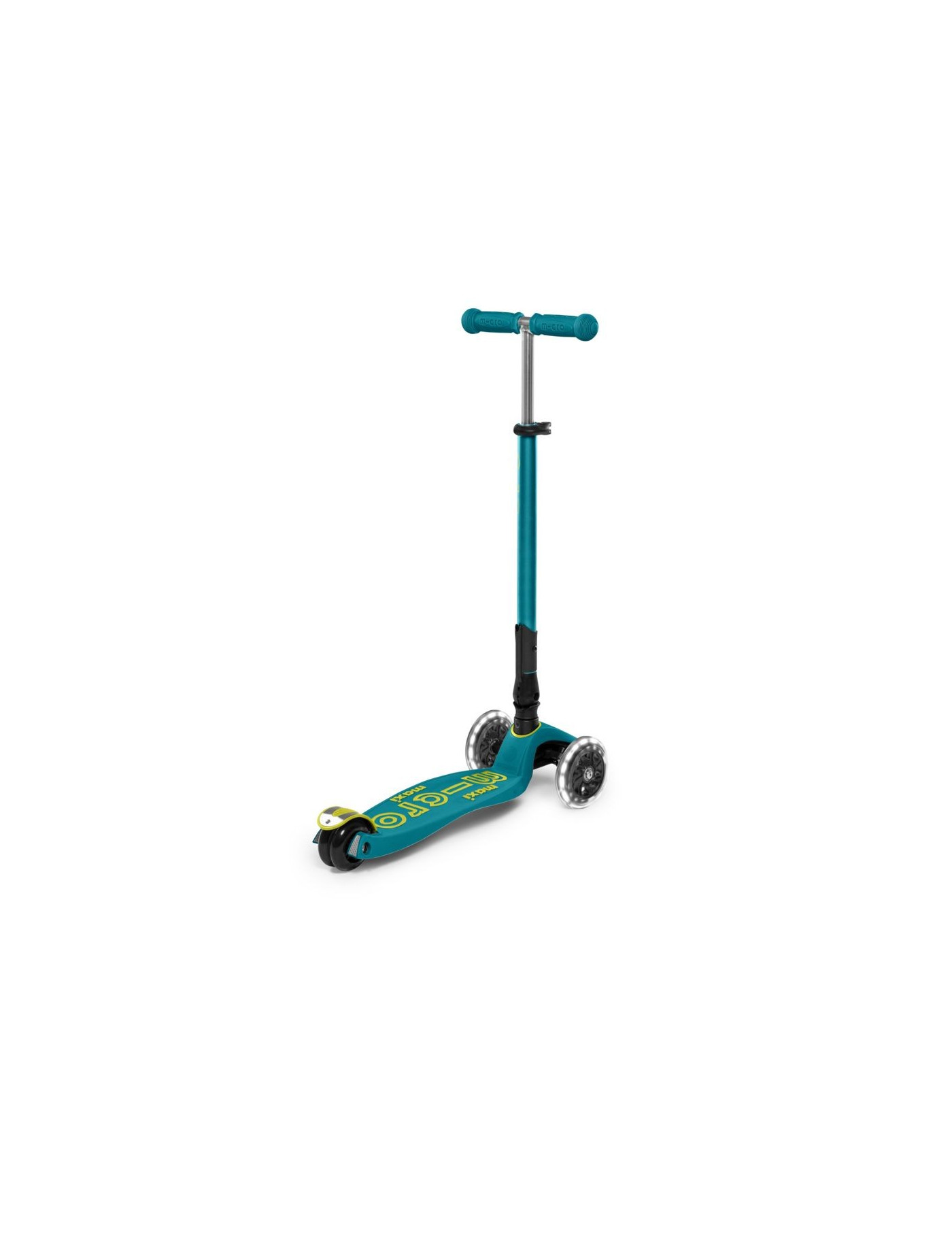 Hulajnoga Maxi Micro deluxe składana LED Petrol Green