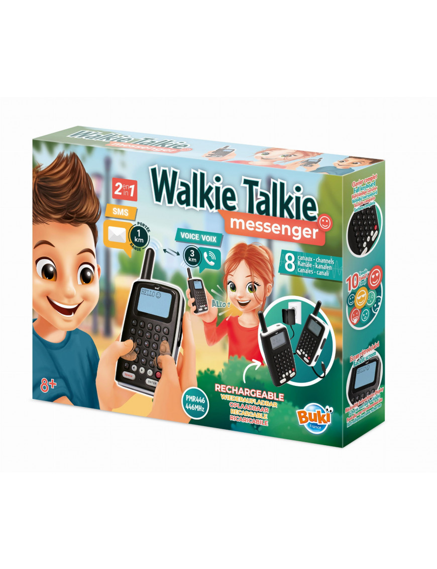 WALKIE-TALKIE messenger - zasięg 1 km/3 km Buki