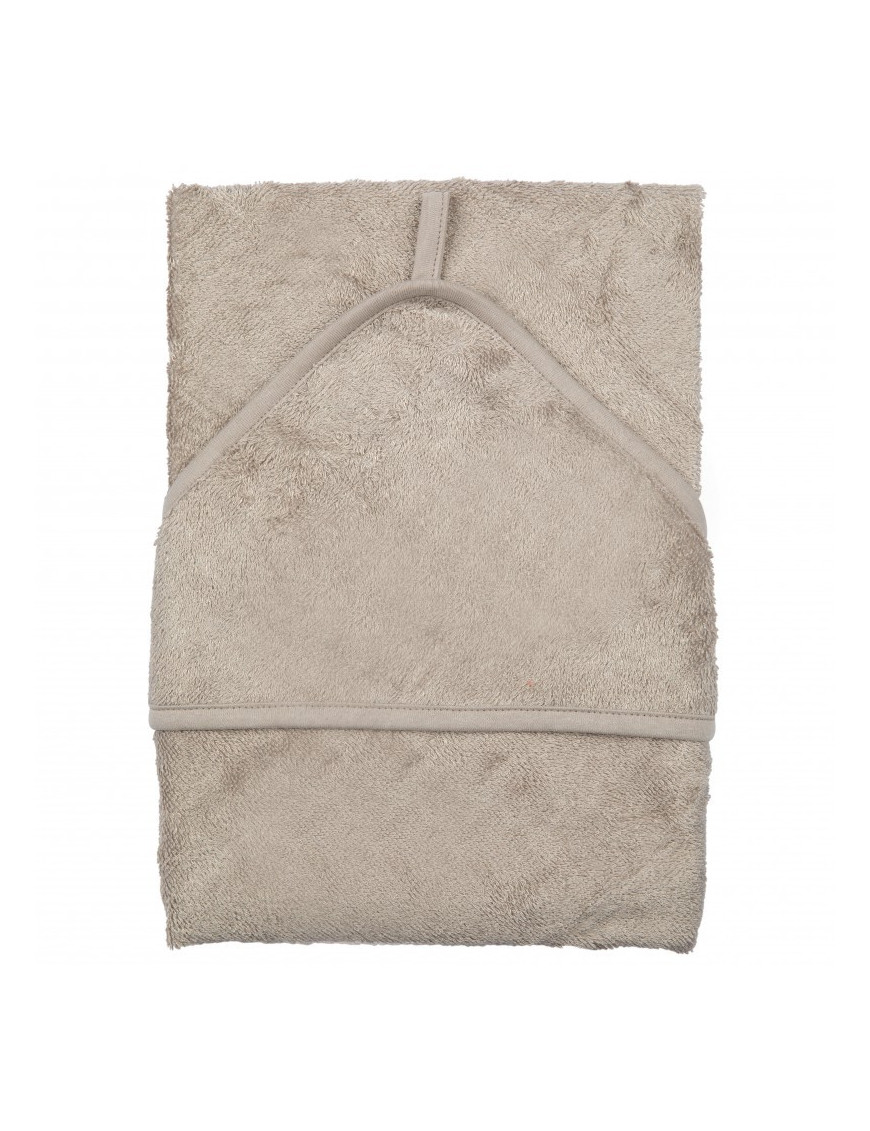 Timboo, Bambusowy ręcznik XL z kapturkiem Feather Grey