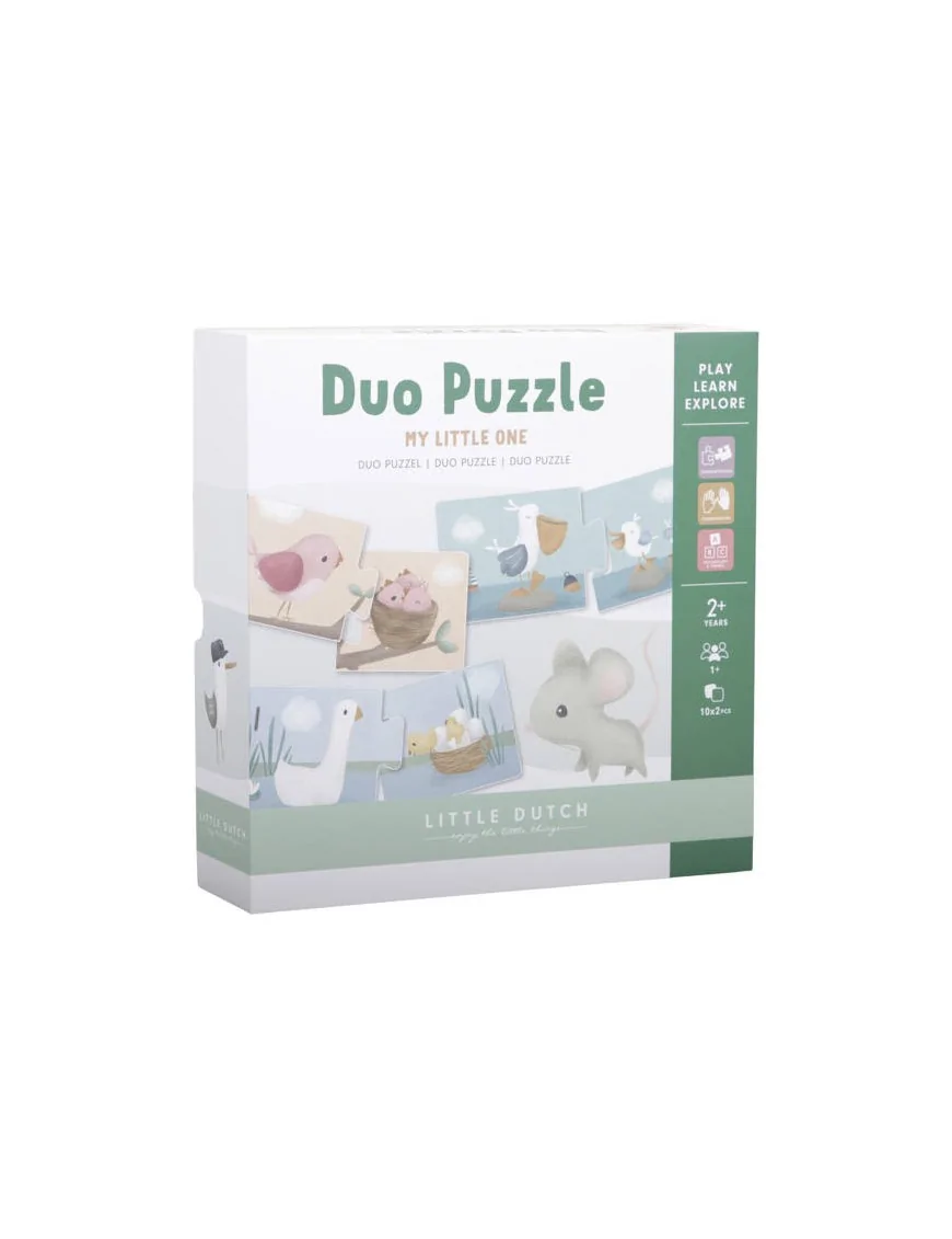 Little Dutch Duo puzzle Flowers & Butterflies