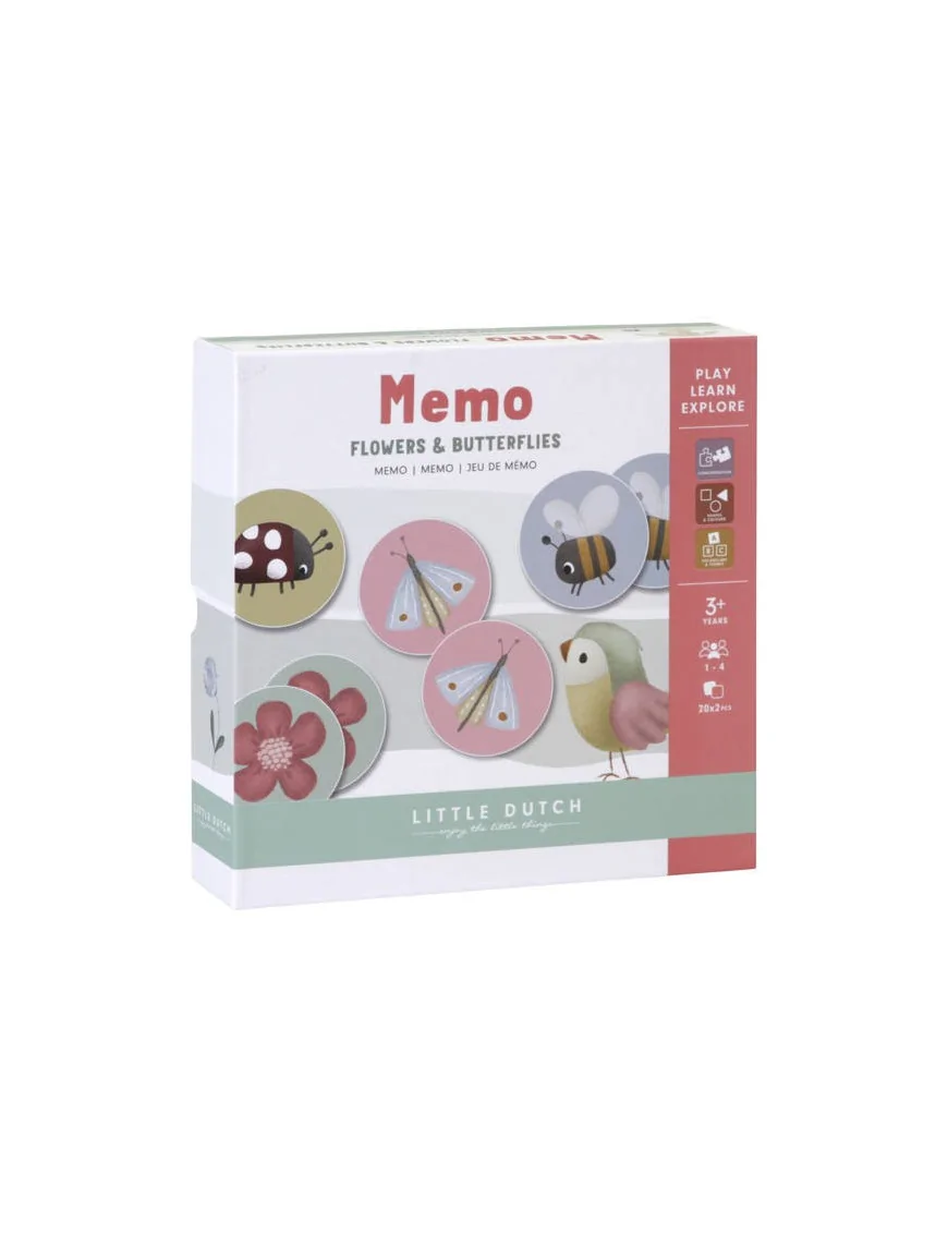 Little Dutch Gra Memory Flowers & Butterflies
