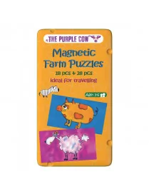 Gra magnetyczna The Purple Cow - Puzzle Farma