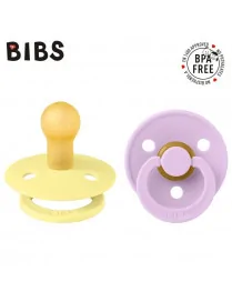 BIBS COLOUR 2-PACK Sunshine&Violet S
